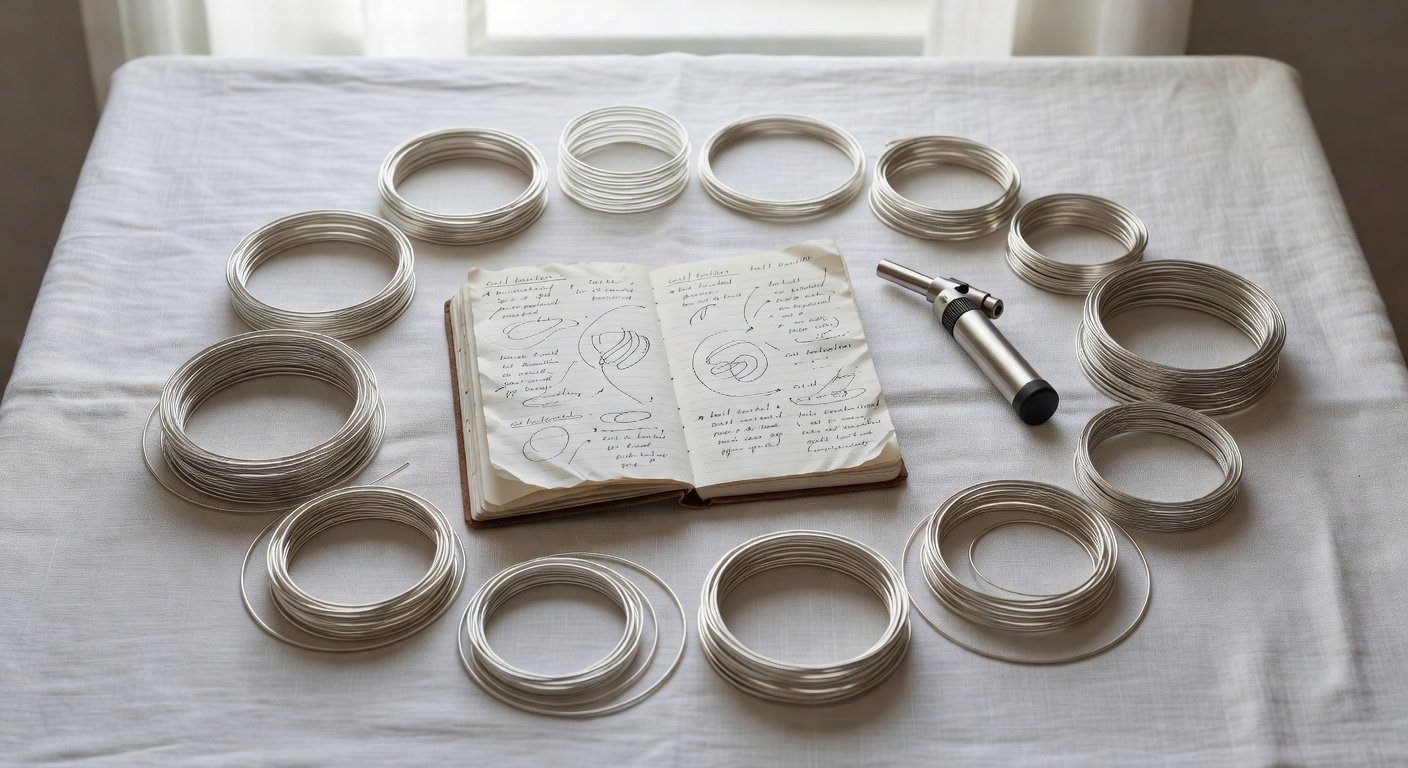 Beginner silversmithing books with practical annotations and tools